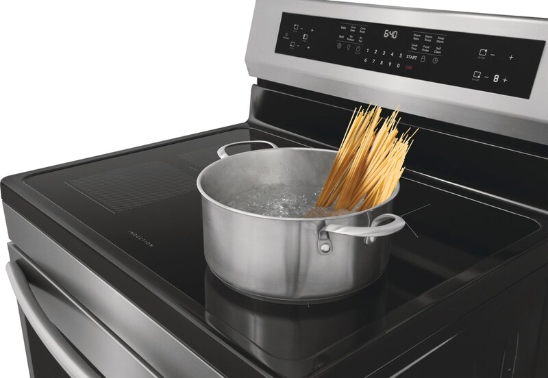 30" Frigidaire Gallery Freestanding Induction Range with Air Fry - GCRI306CBF