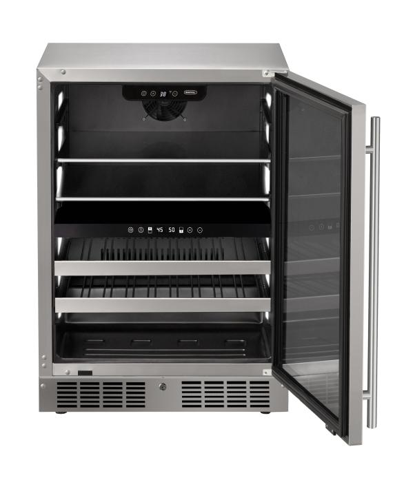 24" Marvel 4.8 Cu. Ft. Dual-Zone Beverage Center - MRBD224-SG31A