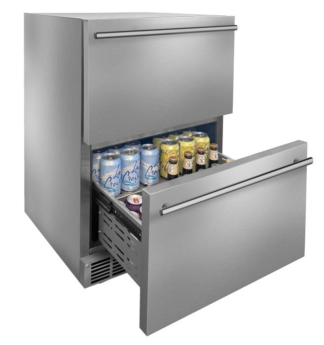 24" Marvel 5.0 Cu. Ft. Refrigerated Drawers - MRDR224-SS71A