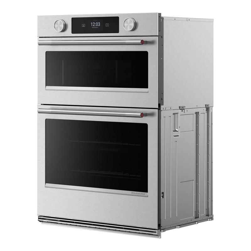 27" KitchenAid Smart Combo Wall Oven with Assisted Cooking Modes - KOEC727SPS