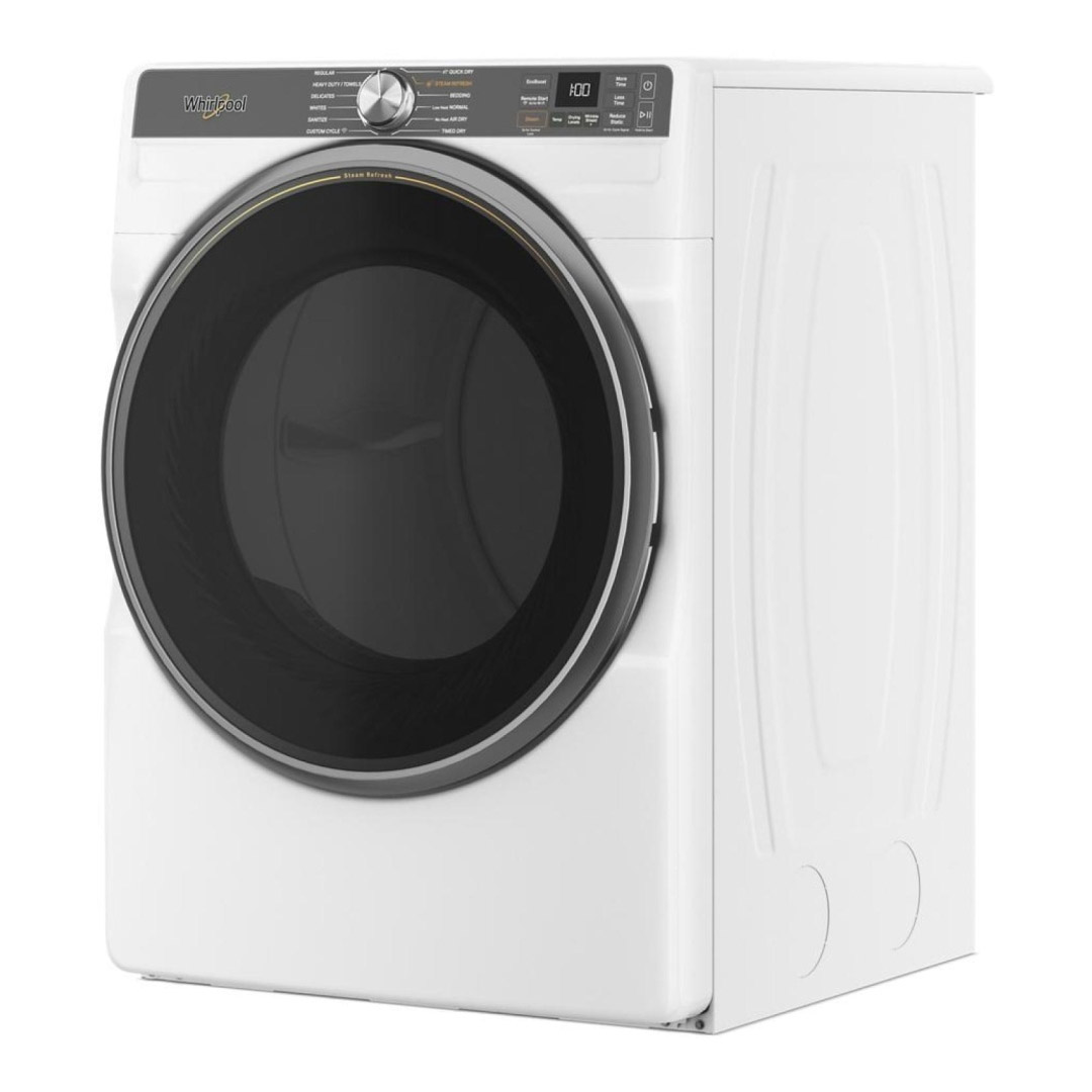 27" Whirlpool 5.8 Cu. Ft. Front Load Washer and 7.4 Cu. Ft. Front Load Electric Dryer - WFW6720RW-YWED6720RW