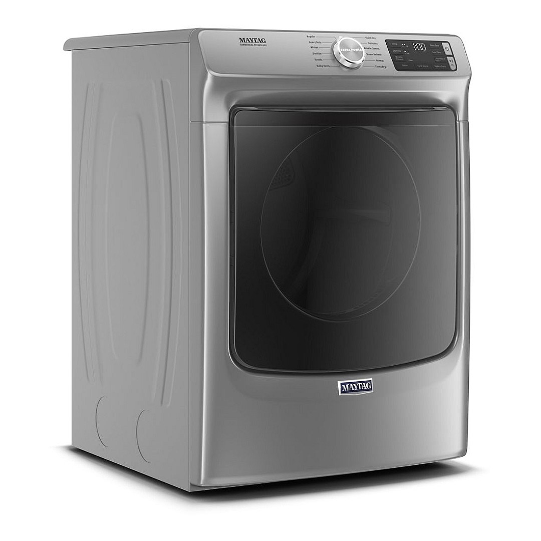 27" Maytag 5.5 Cu. Ft. Front Load Washer 7.3 Cu. Ft. Electric Dryer and Stacking Kit - W10869845-MHW6630HC-YMED6630HC