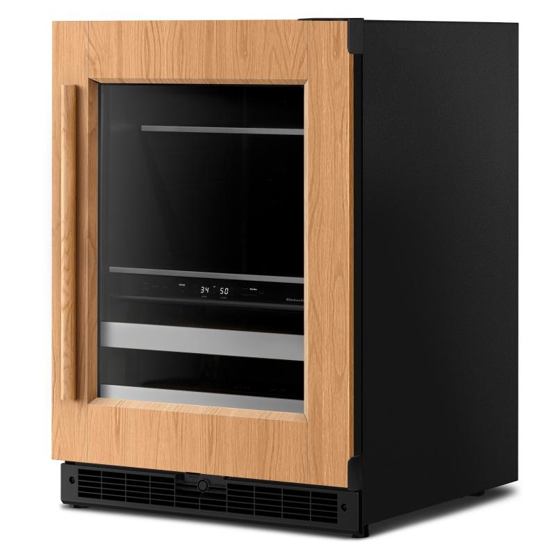 24" KitchenAid Panel-Ready Beverage Center - KUBR524SPA