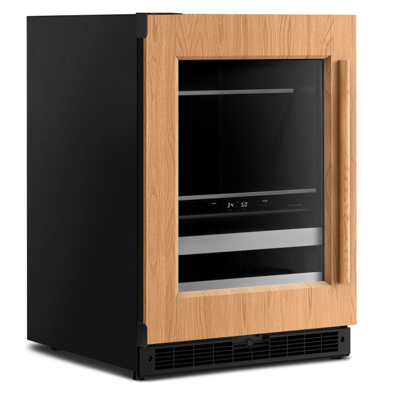 24" KitchenAid Panel-Ready Beverage Center - KUBR524SPA