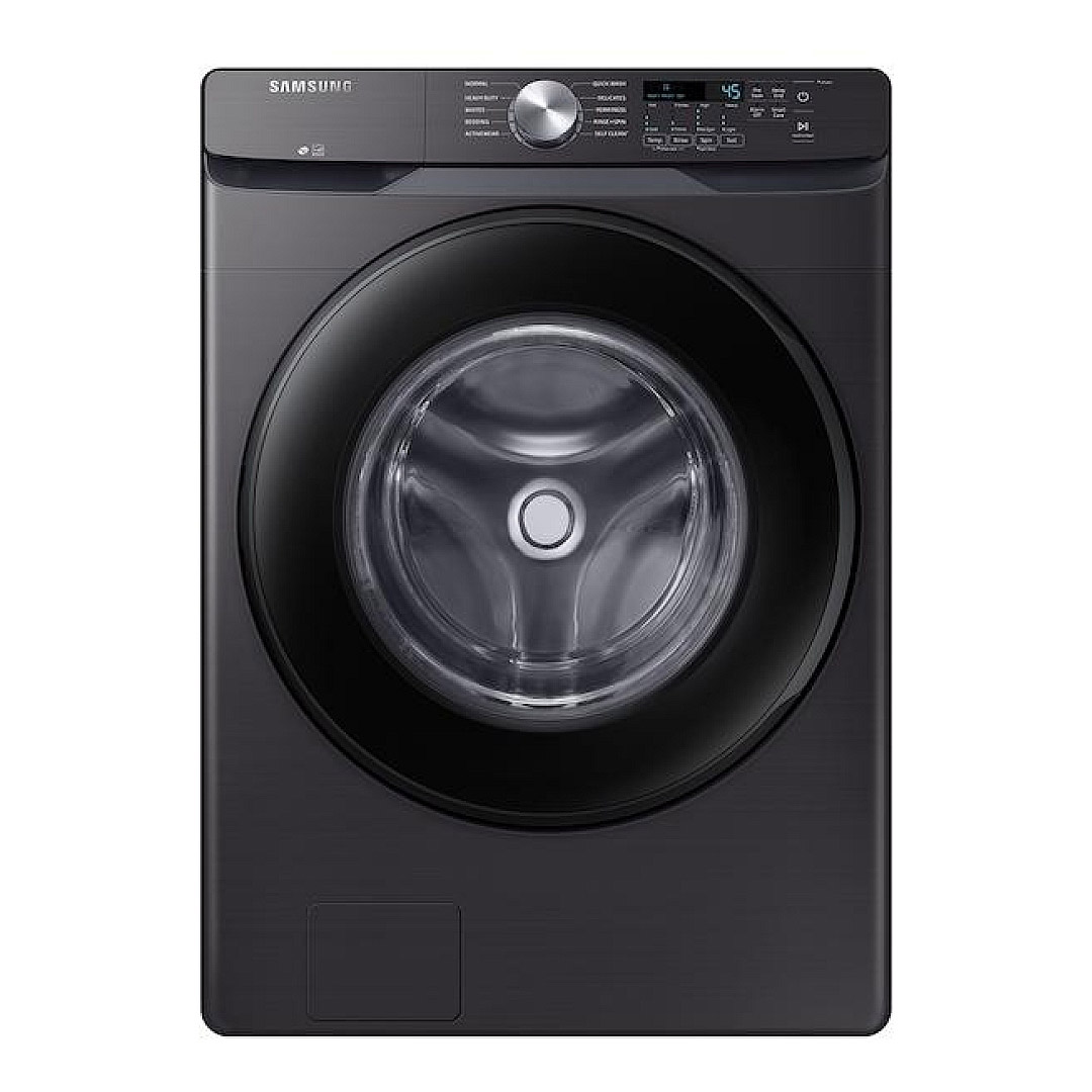 27" Samsung 5.2 Cu. Ft. Front Load Washer 7.5 Cu. Ft. Electric Dryer and Stacking Kit - SKK-8K-WF45T6000AV-DVE45T6005V