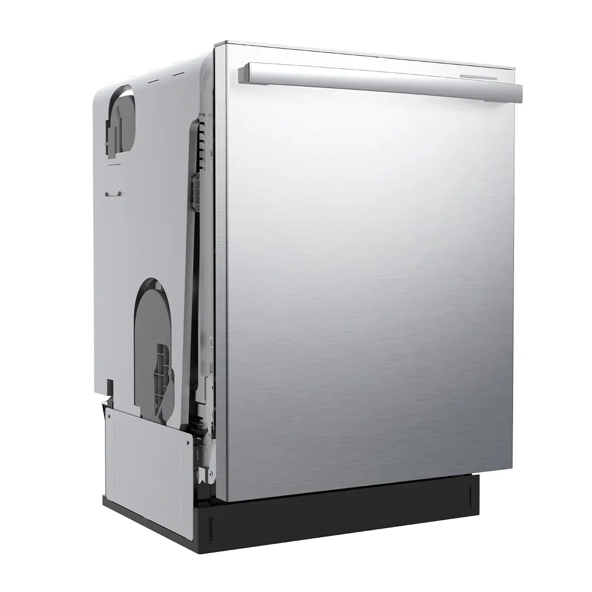 24" Midea Built-In Ultra Quiet Stainless Steel Dishwasher - MDT24H14ASTC