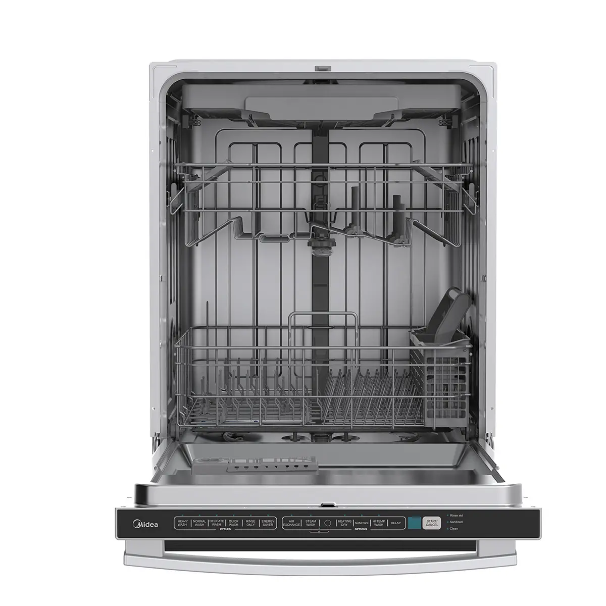 24" Midea Built-In Ultra Quiet Stainless Steel Dishwasher - MDT24H14ASTC