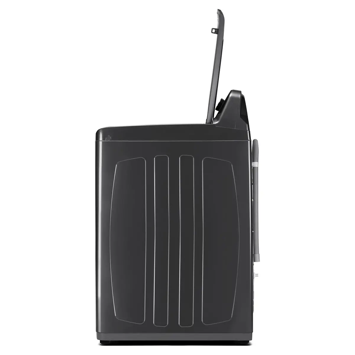 27" Midea 5.2 Cu. Ft. Top Load Smart Wave Impeller Washer in Black - MLTW52M2BGG