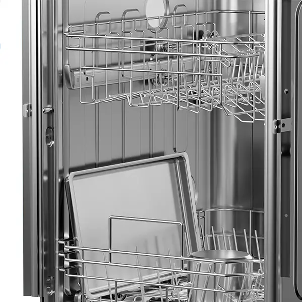 18" Midea Built-In Front Control Dishwasher in Stainless Steel - MDF18A1AST