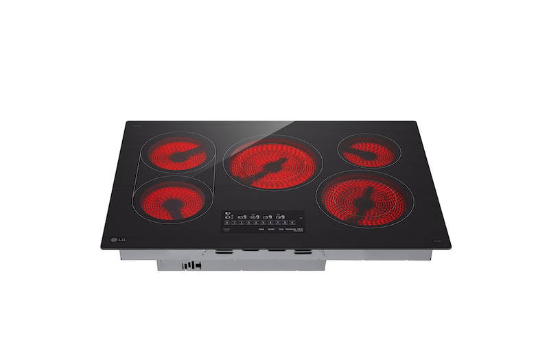 30" LG Smart Electric Cooktop with 5 Burners - CBEW3017BE