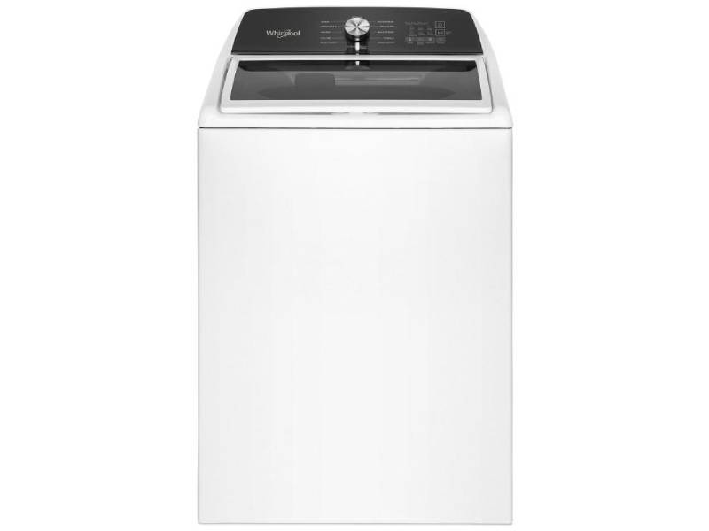 28" Whirlpool 5.2 Cu. Ft. Top Load Agitator Washer with Built-In Faucet - WTW5025SW