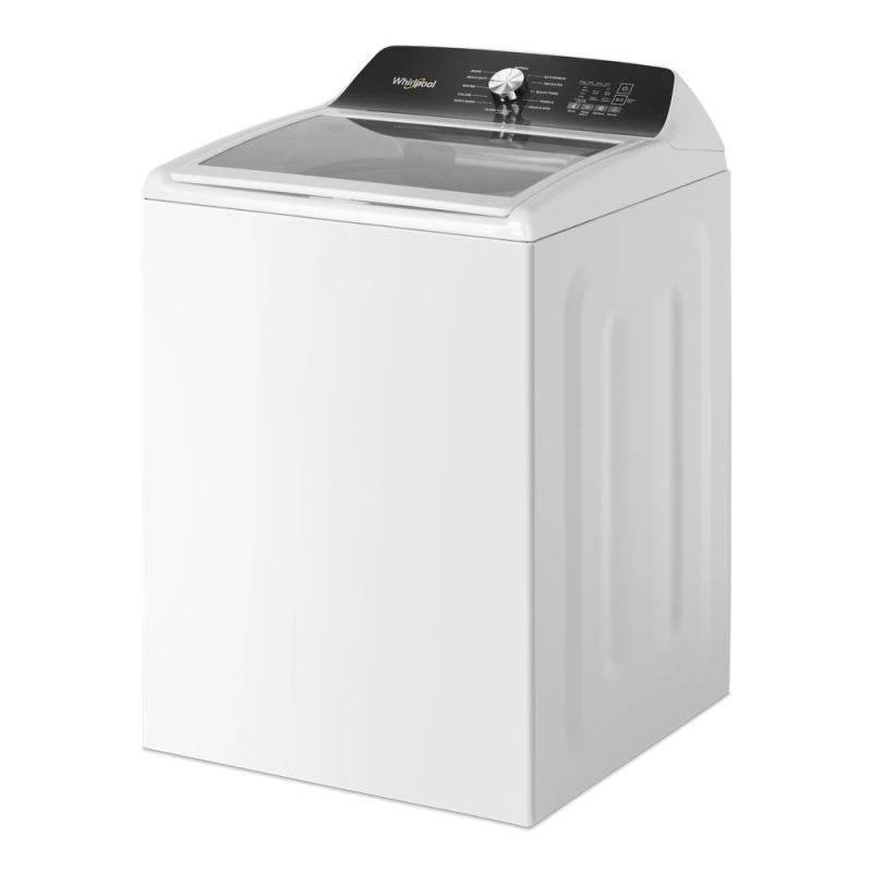 28" Whirlpool 5.2 Cu. Ft. Top Load Agitator Washer with Built-In Faucet - WTW5025SW
