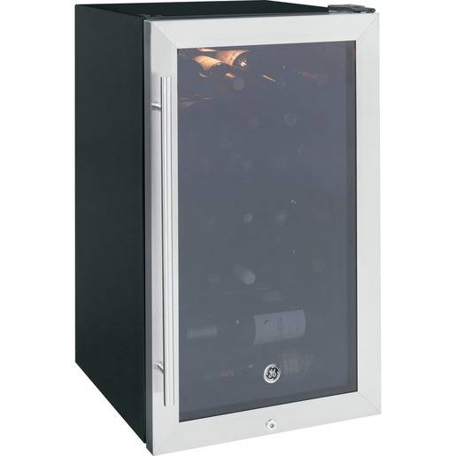 19" GE 4.1 Cu. Ft. Wine Chiller Stainless Steel - GWS04HAESS