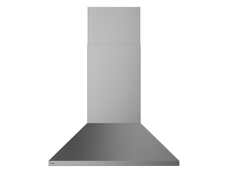 36" Monogram Island Pyramid Chimney Vent Hood with Air Quality Sensors - ZVIS361SRSS