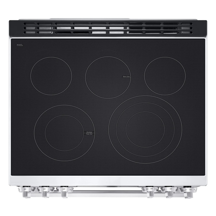 30" LG 6.3 Cu. Ft. Smart Electric Slide-in Range with InstaView ProBake Convection and Air Fry - LSEL6335XE