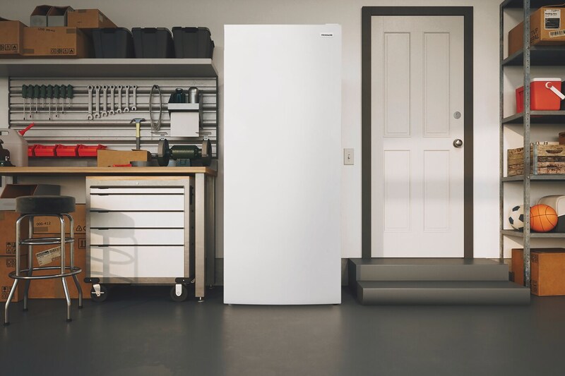 Frigidaire 16 Cu. Ft. Garage Ready Upright Freezer in White - FFUE1626AW