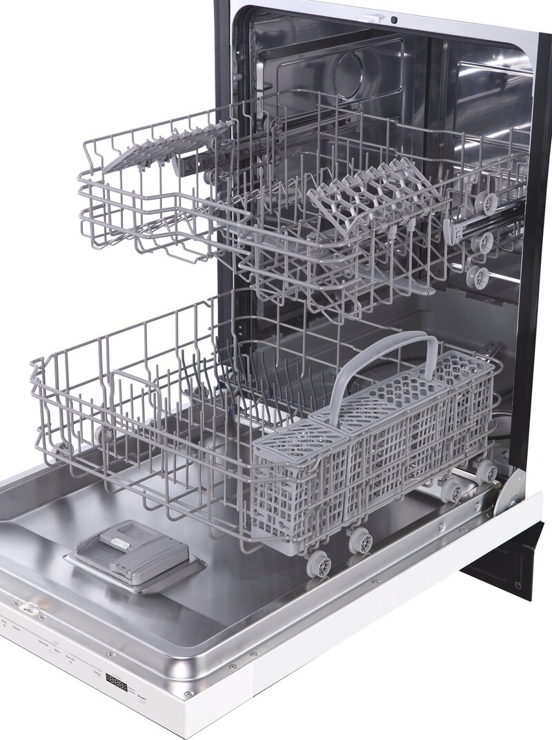 24" Frigidaire Built-In Tall Tub Dishwasher in White - FDHP4336AW
