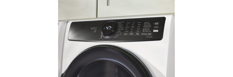 27" Electrolux 8.0 Cu. Ft. Front Load Perfect Steam Gas Dryer - ELFG7738MW