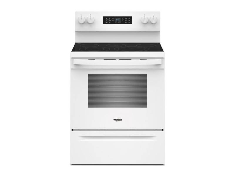 30" Whirlpool Electric Range with Air Cooking Technology - YWFES5730SW