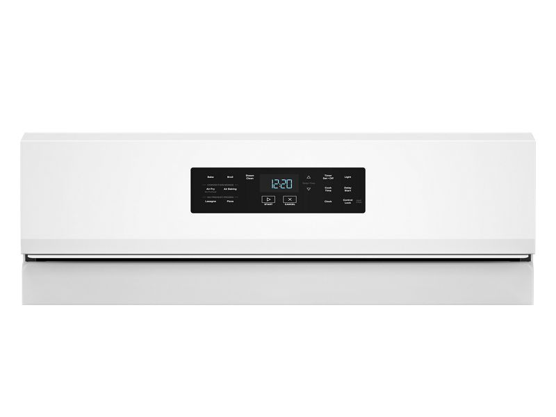 30" Whirlpool Gas Range with Air Cooking Technology and Steam Clean - WFGS4530SW