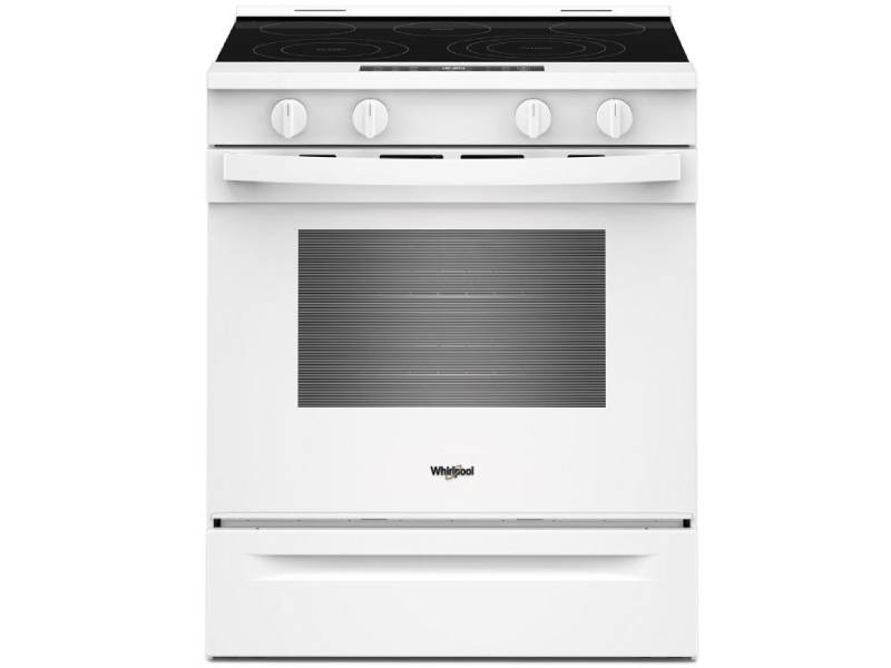 30" Whirlpool Electric Range with Air Cooking Technology - YWSES5030SW
