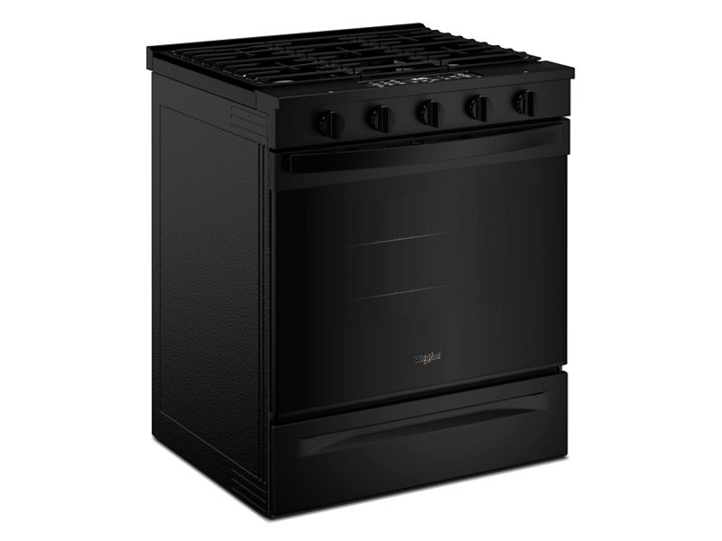 30" Whirlpool 5 Cu. Ft. Gas Range with Air Cooking Technology - WSGS5030SB