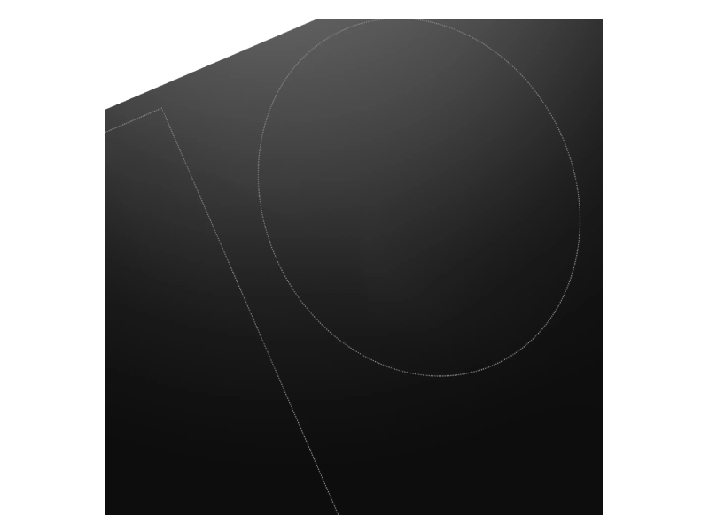 30" Blomberg 4 Elements Built-In Induction Cooktop with Front Touch Controls Frameless Black Glass - CTI30412SS