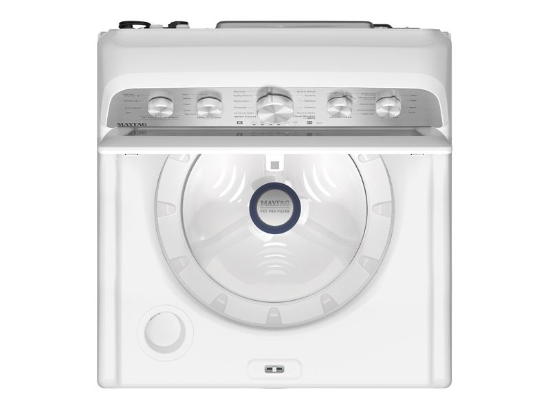 Maytag 5.4 Cu Ft. Top Load Agitator Washer with Extra Power and Pet Pro Option - MTW5605RW