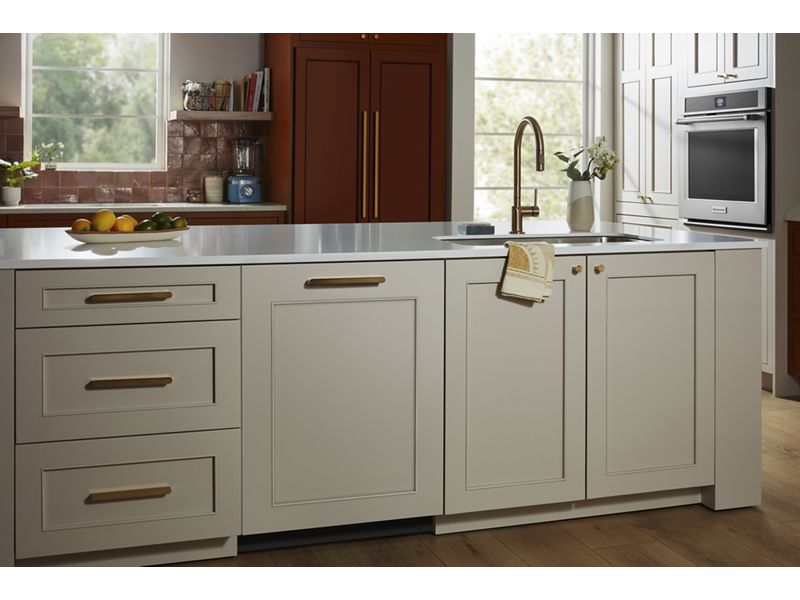 24" Kitchenaid 39 dBA PrintShield Finish Flush-to-Cabinet Dishwasher - KDTF924PPA