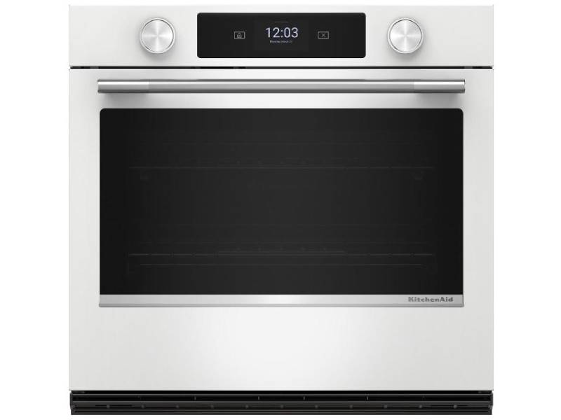 30" KitchenAid Smart Electric Single Wall Oven with Assisted Cooking Modes - KOES730SWH
