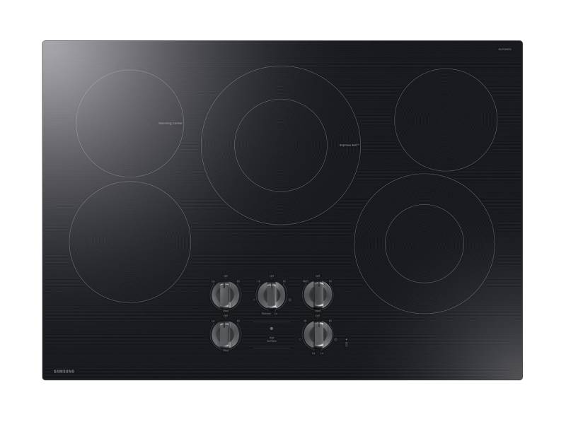 30" Samsung Electric Energy Star Certified Cooktop with Illuminated Knobs - NZ30FG6332RKAA