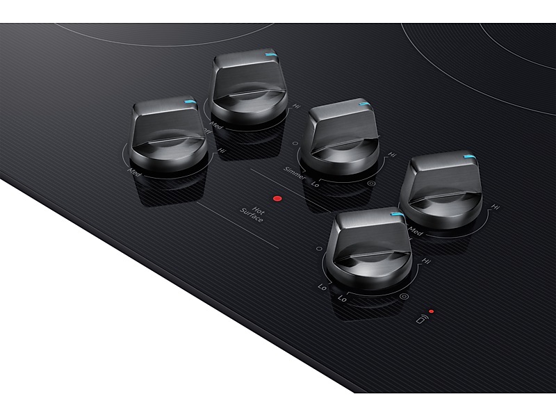 30" Samsung Electric Energy Star Certified Cooktop with Illuminated Knobs - NZ30FG6332RKAA