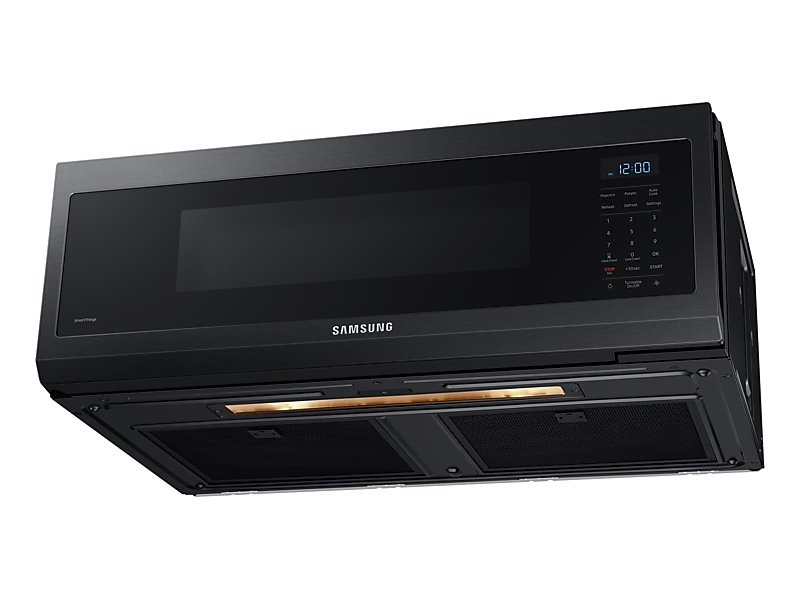 30" Samsung 1.1 cu. ft. 400 CFM Wi-Fi Slim Over The Range Microwave - ME11F7510MT/AC