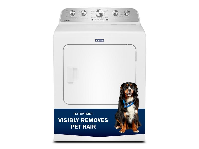 Maytag 7.0 Cu. Ft. Top Load Gas Dryer with Extra Power and Pet Pro Option - MGD5605RW