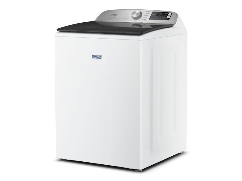 27" Maytag 6.0 Cu. Ft. Top Load Agitator Washer with Extra Power and Smart Appliance - MTW6205RW