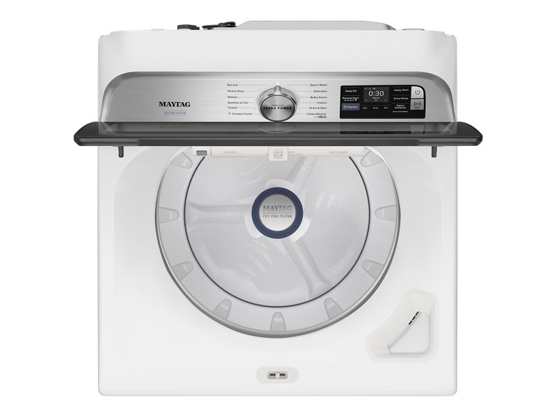27" Maytag 6.0 Cu. Ft. Pet Pro Top Load Agitator Washer - MTW7205RW