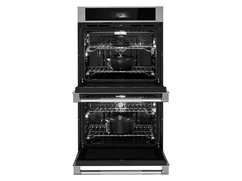 30" Jenn-Air RISE Double Wall Oven with V2 Vertical Dual-Fan True Convection - JOEDC730RL