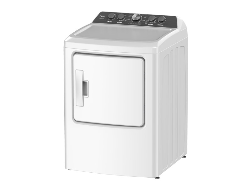 27" Midea 6.7 Cu. Ft. White Top Load Tumble Dryer - MLE47C4AWW