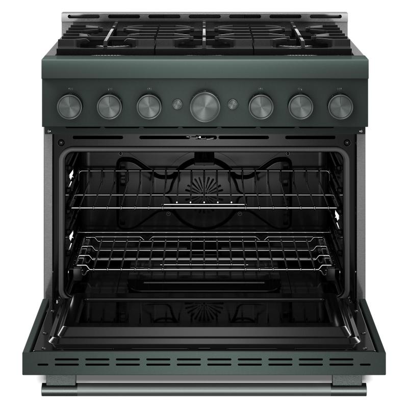 36" KitchenAid 6 Burner Commercial-Style Gas Range - KFGS936SJP