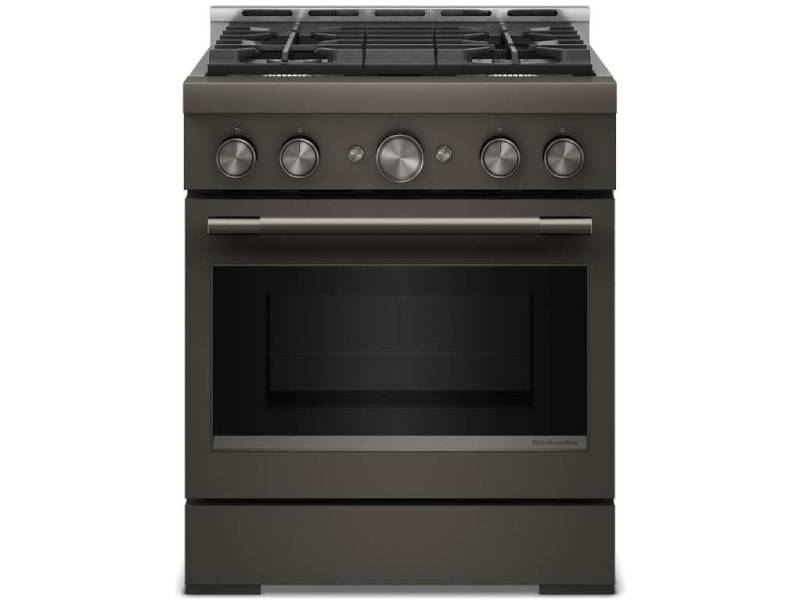 30" KitchenAid 4 Burner Commercial-Style Gas Range - KFGS930SBE