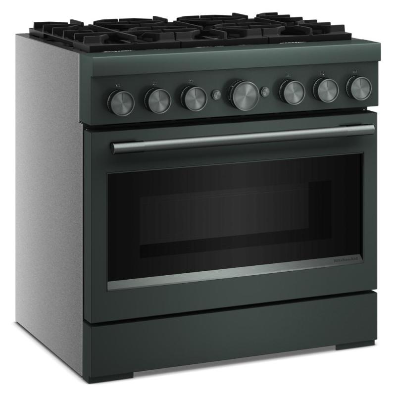 KitchenAid 6 Burner Commercial-Style Dual Fuel Range - KFDS936SJP