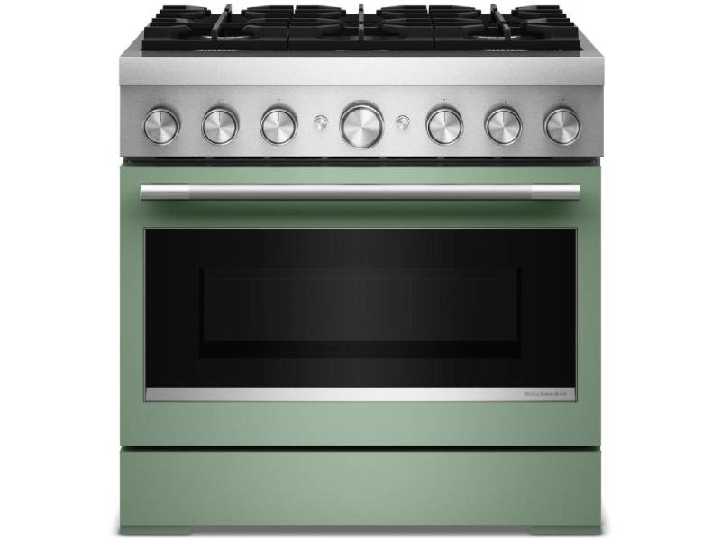 36" Kitchenaid 6 Burner Commercial-Style Dual Fuel Range - KFDS936SDC