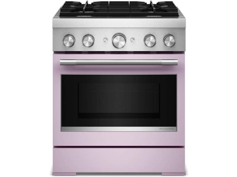 30" Kitchenaid 4 Burner Commercial-Style Dual Fuel Range - KFDS930SWF