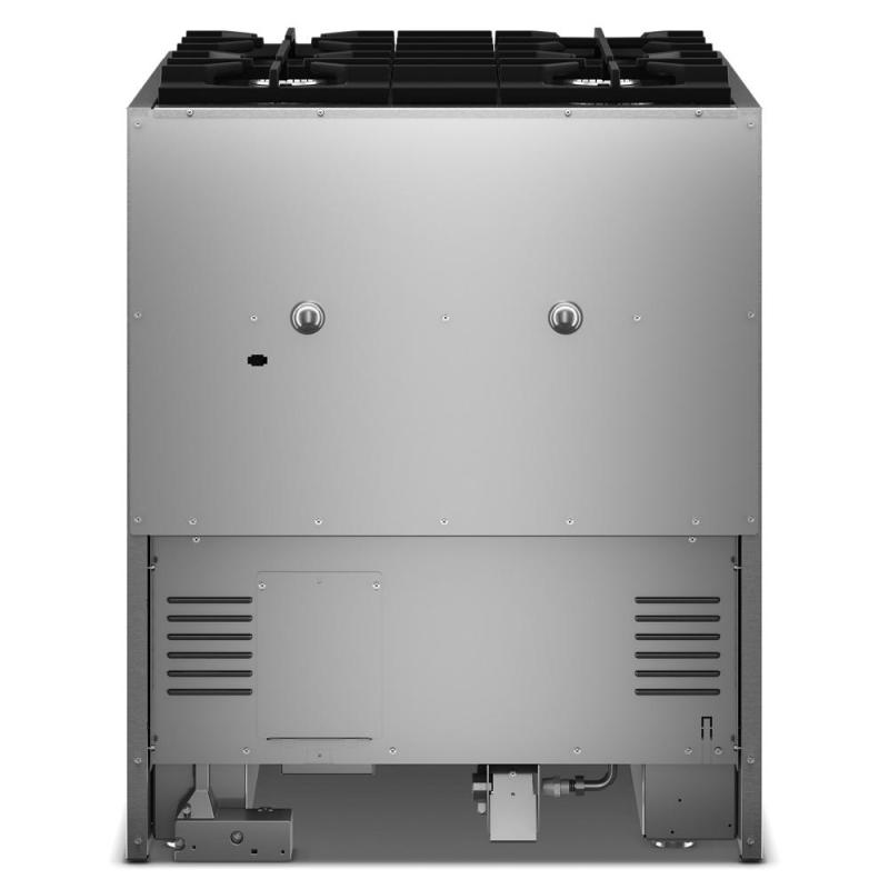 30" KitchenAid 4 Burner Commercial-Style Dual Fuel Range - KFDS930SJP