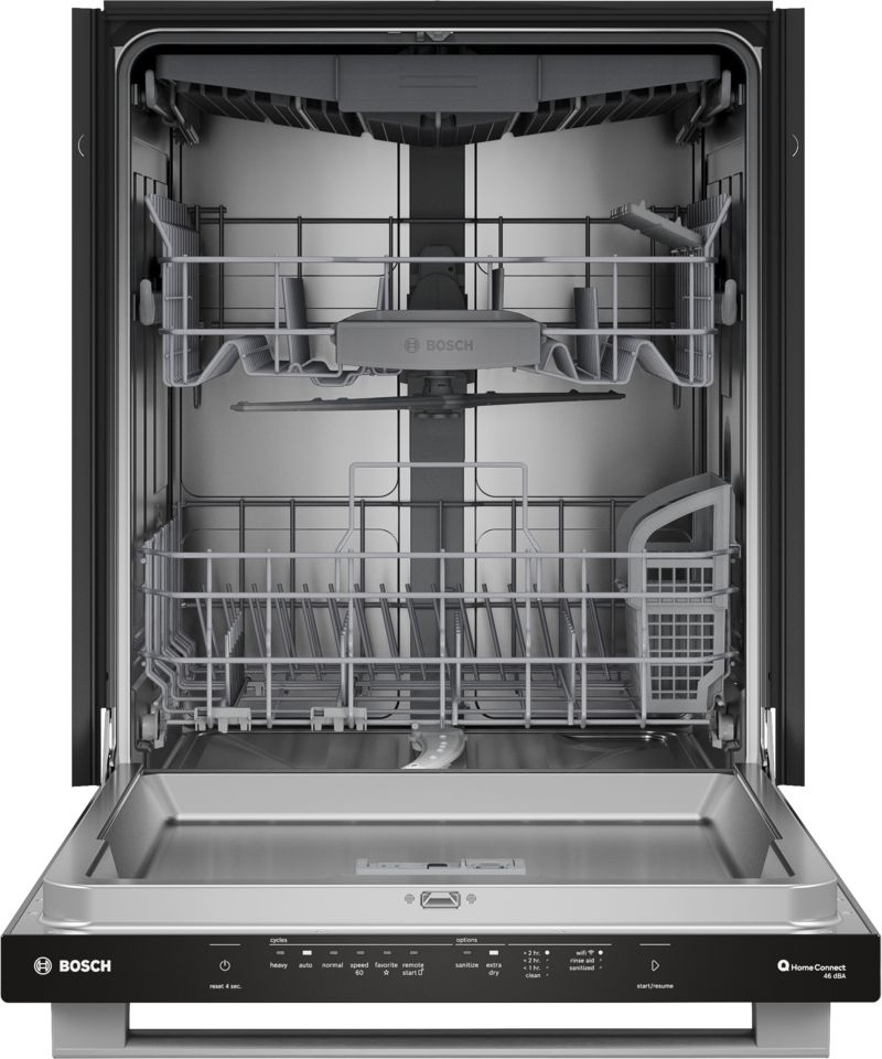 24" Bosch 300 Series Built-in Dishwasher Stainless Steel Anti-fingerprint - SHX53DM5N