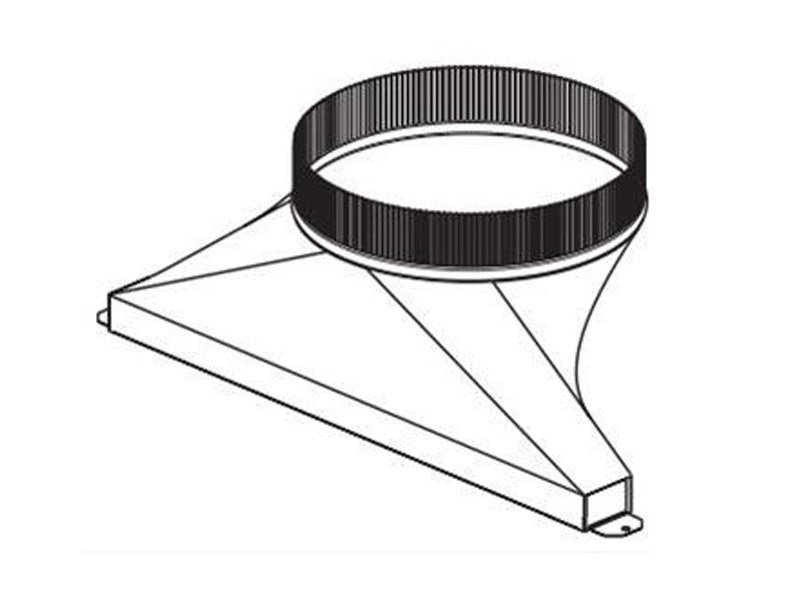 Best 1-7/8” X 19” Transition to 10" Round - AVDKD10