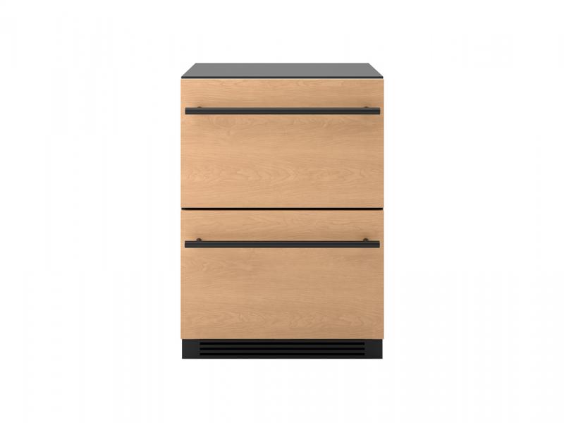 24" Zephyr Presrv  3.9 Cu. Ft. Panel Ready Refrigerator Freezer Drawers - PRRFD24C2AP