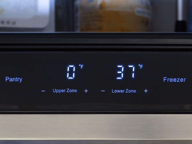 24" Zephyr Presrv  3.9 Cu. Ft. Panel Ready Refrigerator Freezer Drawers - PRRFD24C2AP