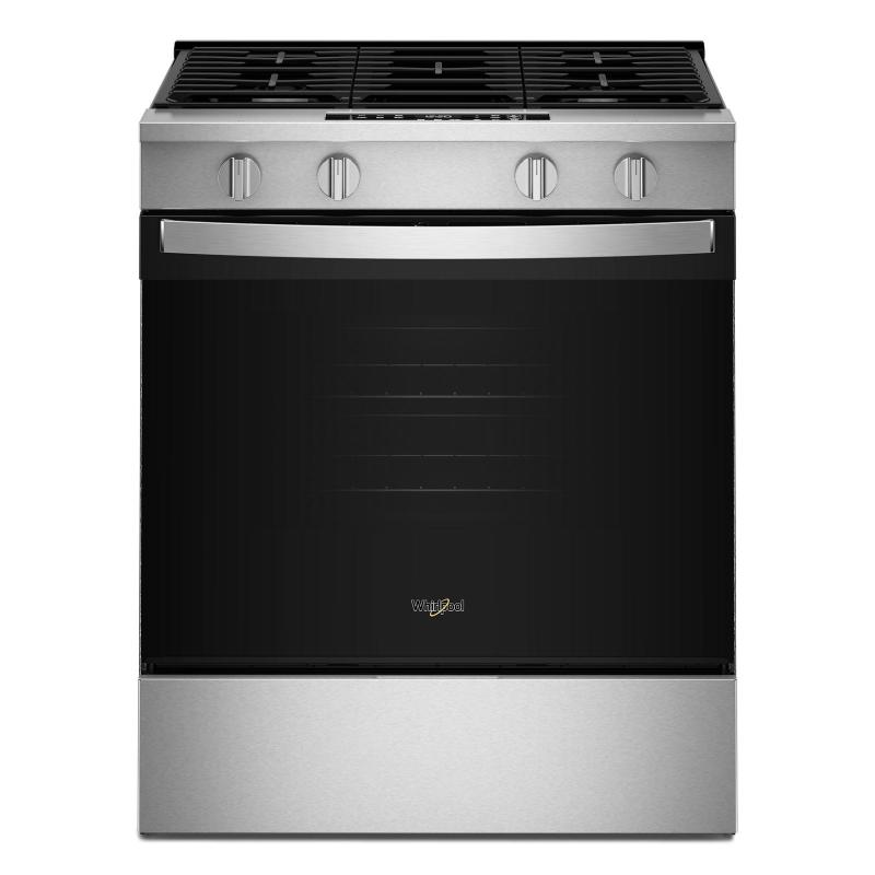 30" Whirlpool Gas Smart Range with No Preheat Mode and Steam Clean - WSGS3330TS