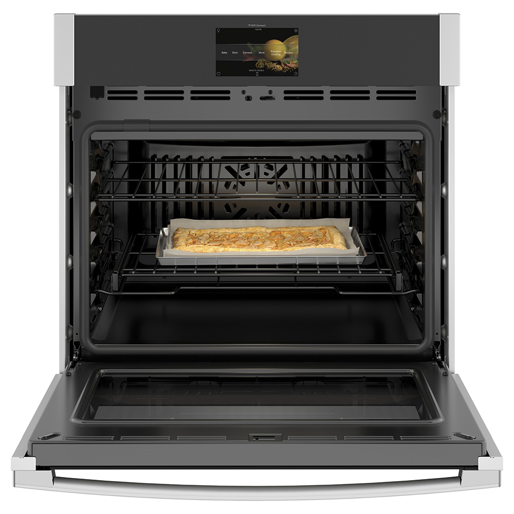 30" GE Profile 5.0 Cu. Ft. Built-in Convection Single Wall Oven In Stainless Steel - PTS9000SNSS